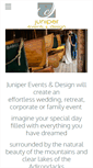 Mobile Screenshot of junipereventsanddesign.com